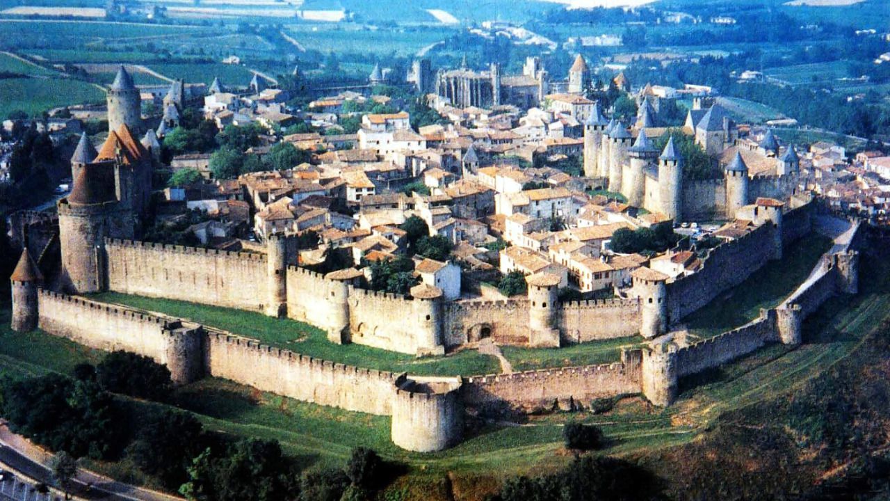 Carcassonne from the air