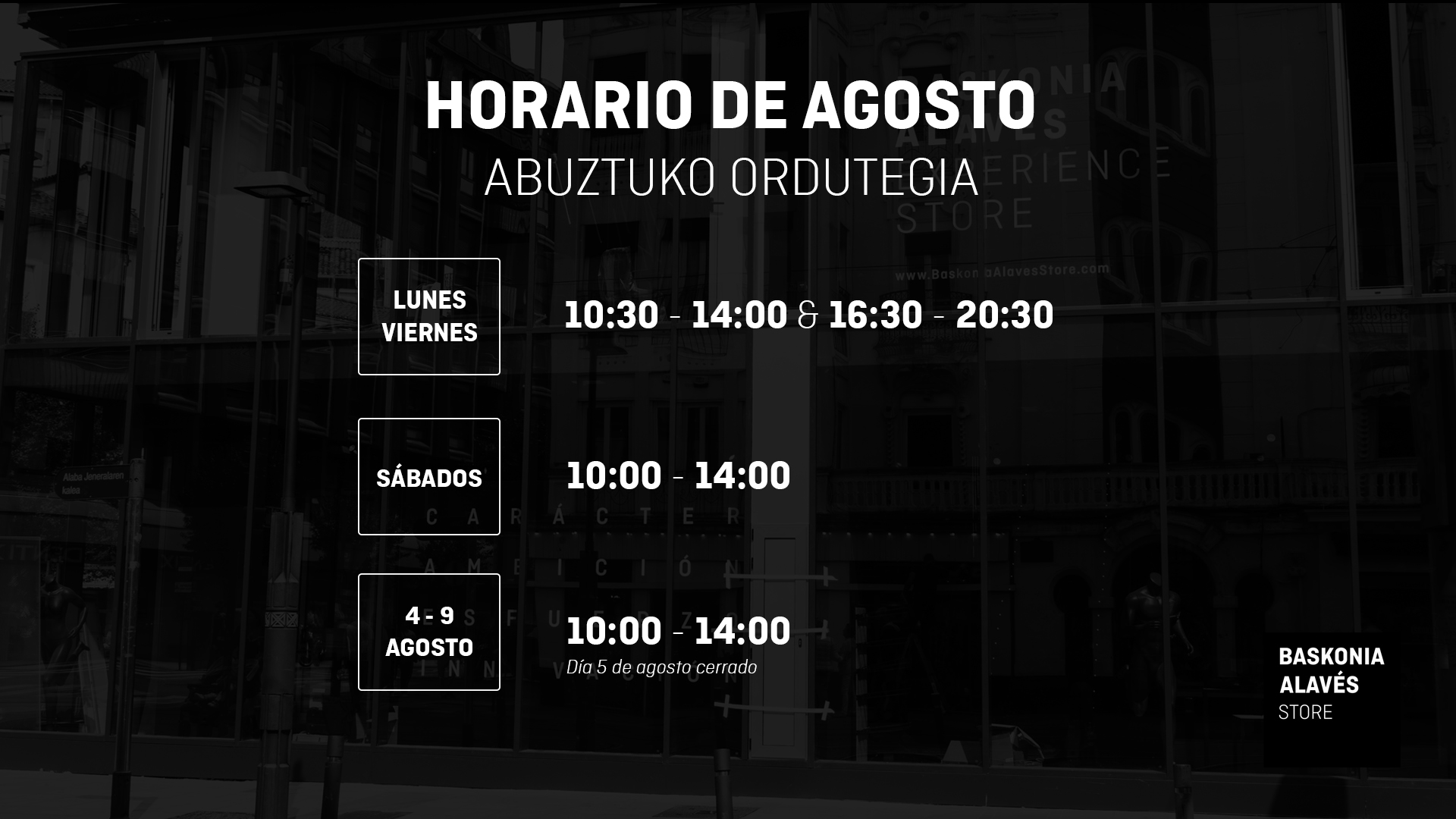 Opening hours
